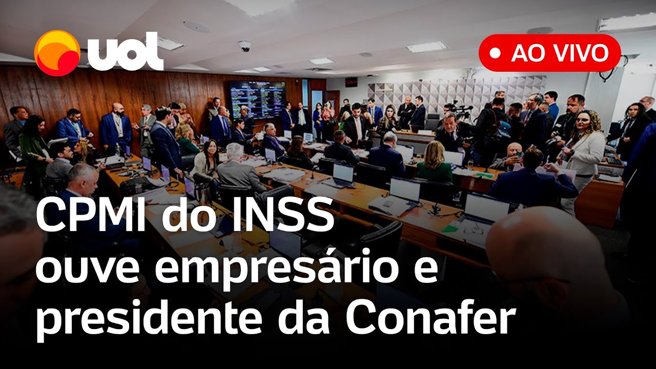 CPMI do INSS ouve empresário do DF e presidente da Conafer; acompanhe os depoimentos ao vivo