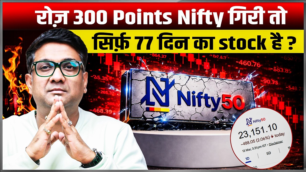 Stock Market Itna Kyu Gir Raha Hai? | Nifty Crash Explained | War, Oil Price & FII Selling