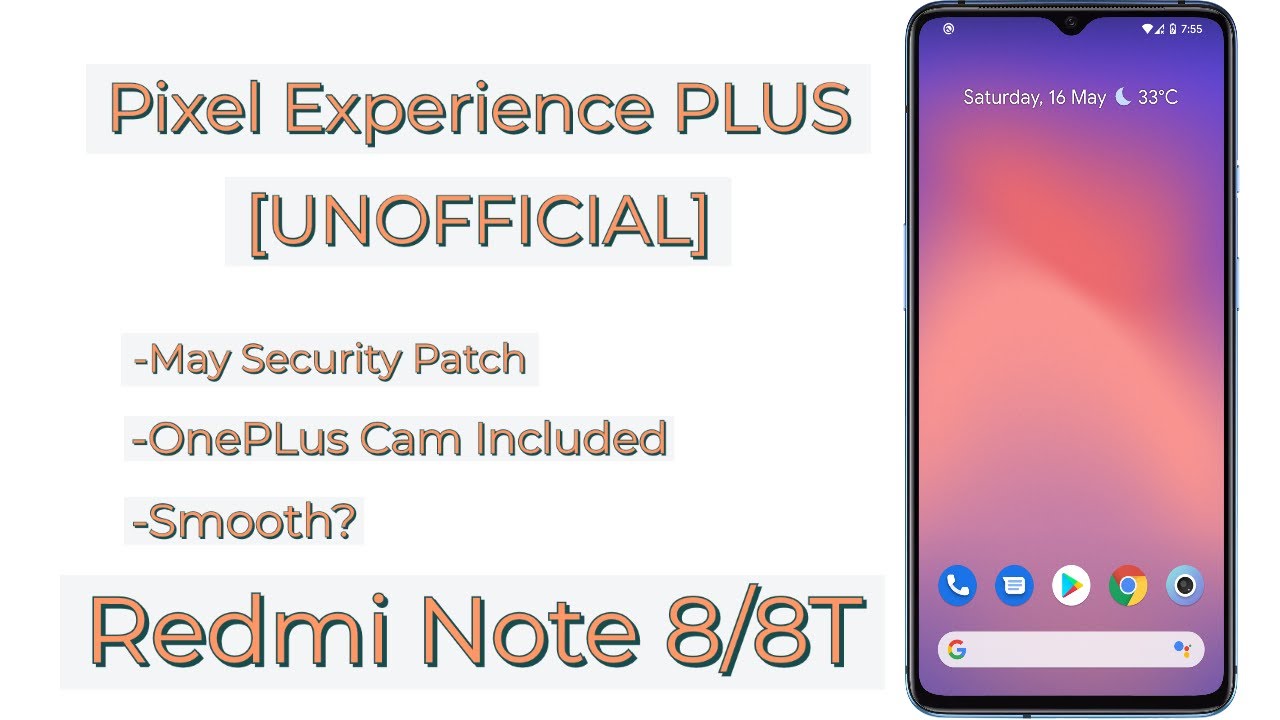 Pixel Experience Plus [Mod by TECH KARAN] | ft. Redmi Note 8/8T
