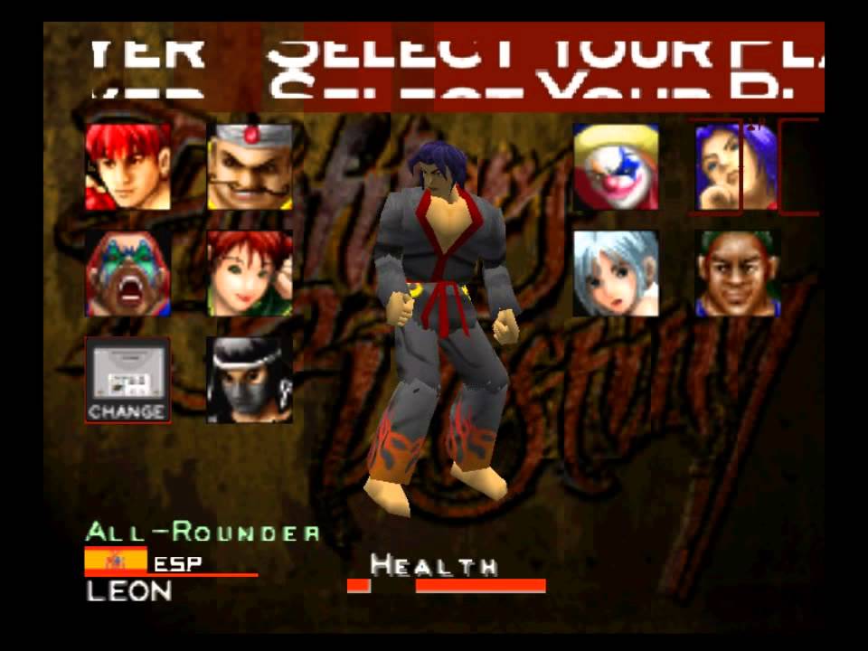 Fighters Destiny Character Select N64