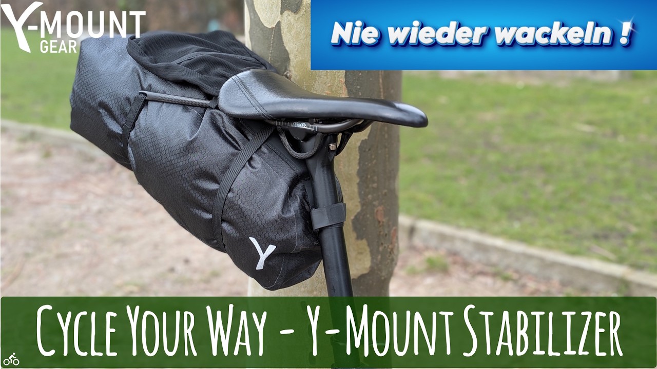 Satteltasche von Y-Mount Gear. Super stabil - Super Leicht