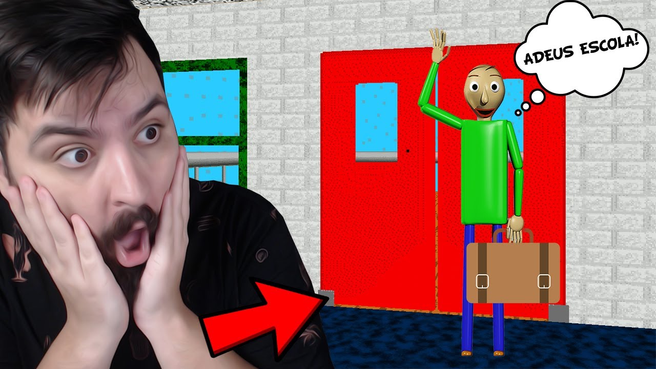 NOVO FINAL DE BALDIS! ELE DEIXOU A ESCOLA PARA SEMPRE! - Baldis Basics In Education