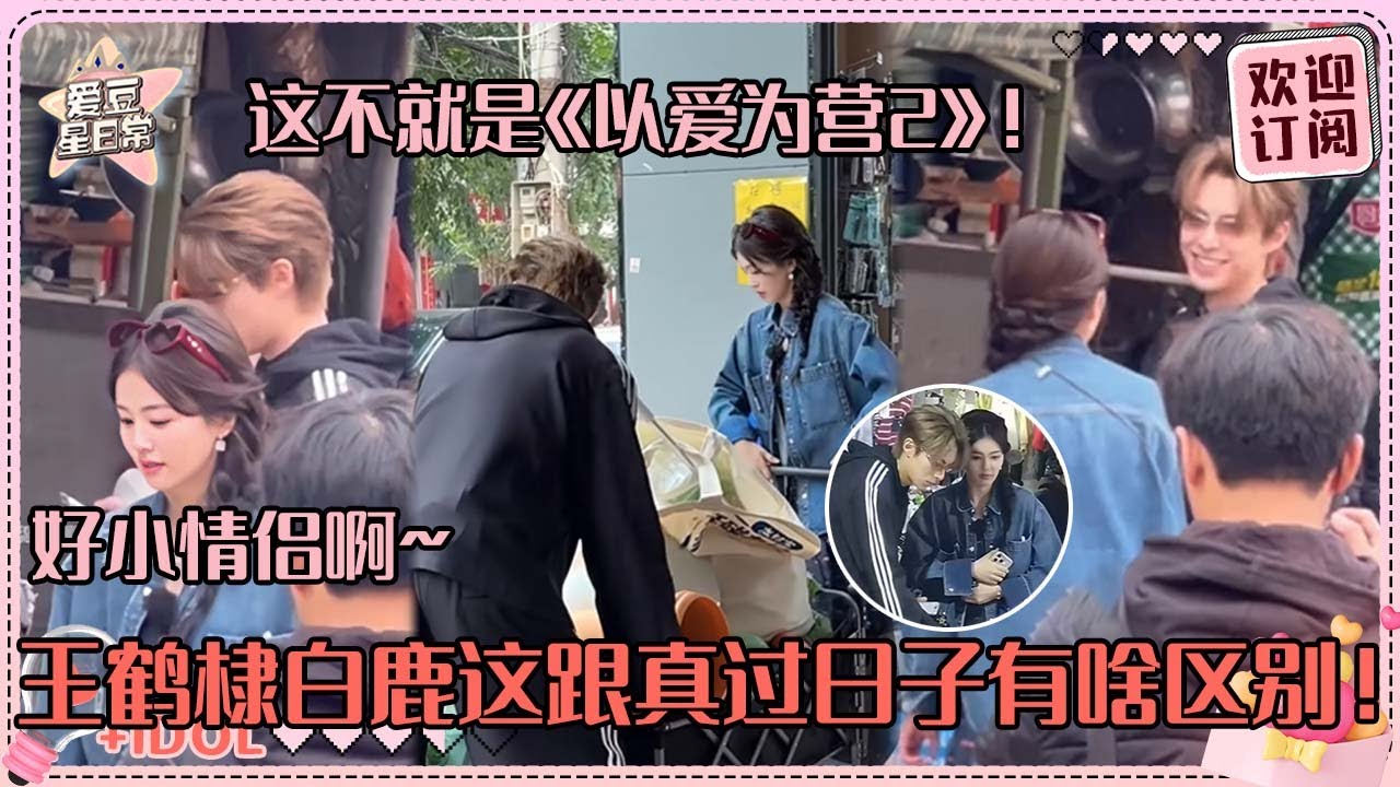 [MultiSub]王鹤棣白鹿手挽手逛街购置生活用品！好居家的鹤妍悦色~感觉完全就是小情侣同居生活的既视感！