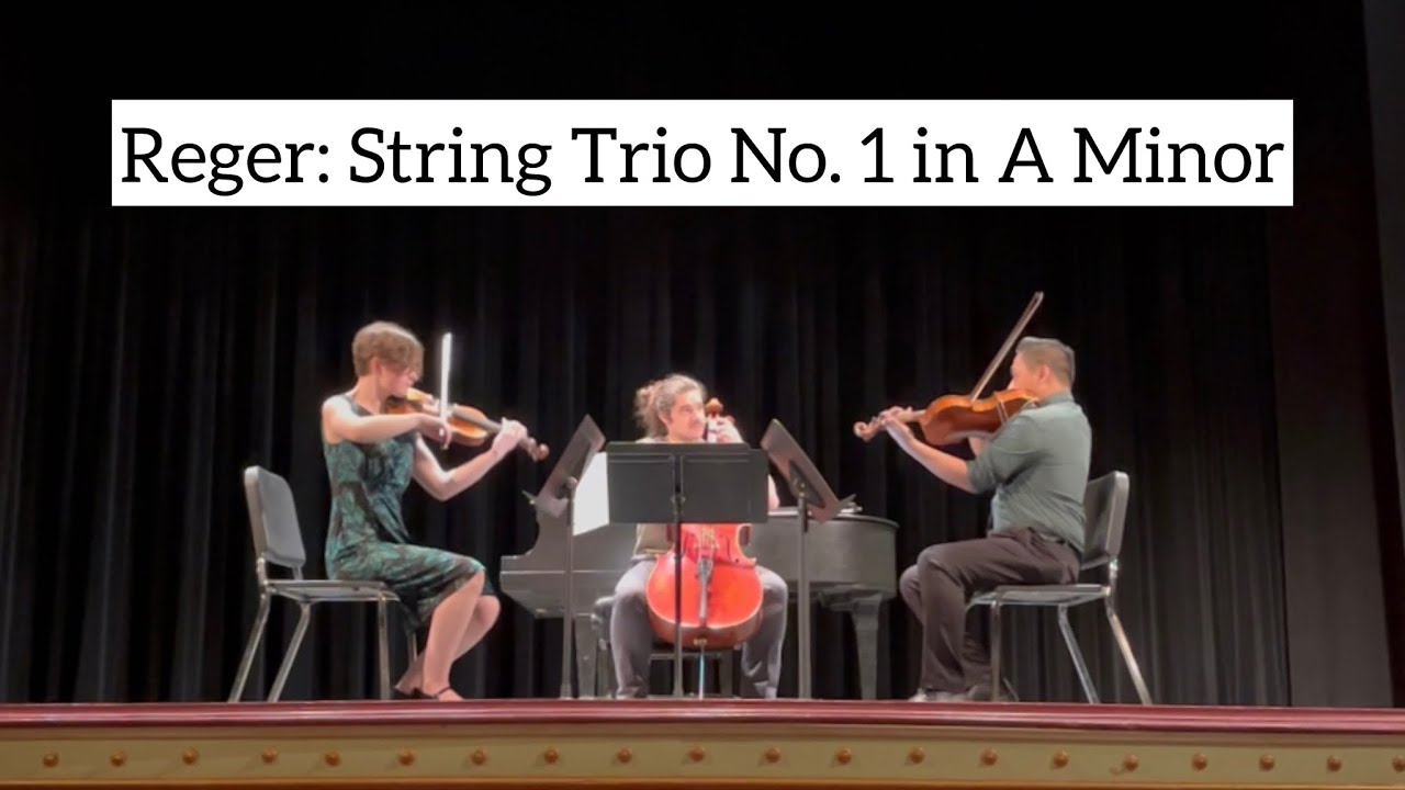 Reger: String Trio No. 1 in A Minor, Movement I. Sostenuto (Fredonia Opera House Performance)