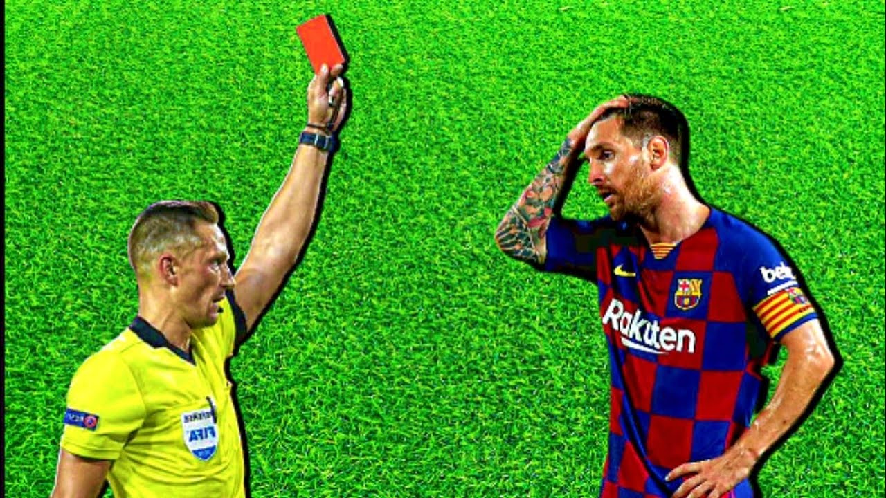 Lionel Messi's All 3 Red Cards