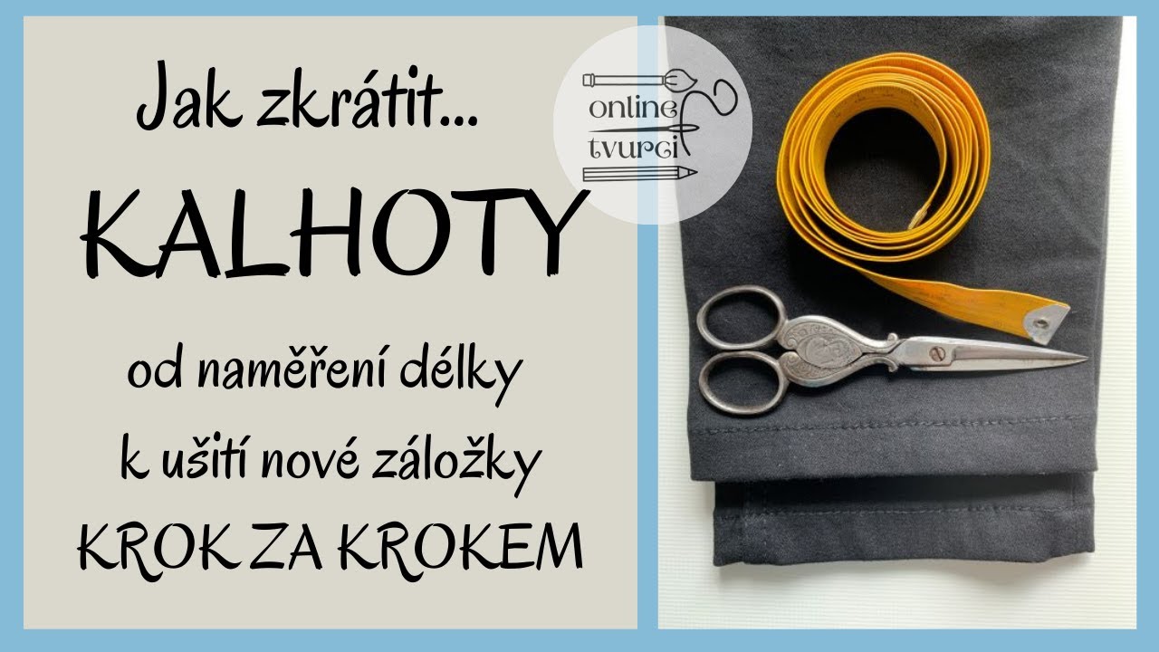 Jak zkrátit kalhoty