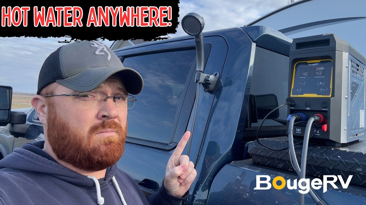 BougeRV Portable Propane Water Heater Review – A Real Off-Grid Hot Shower Anywhere?