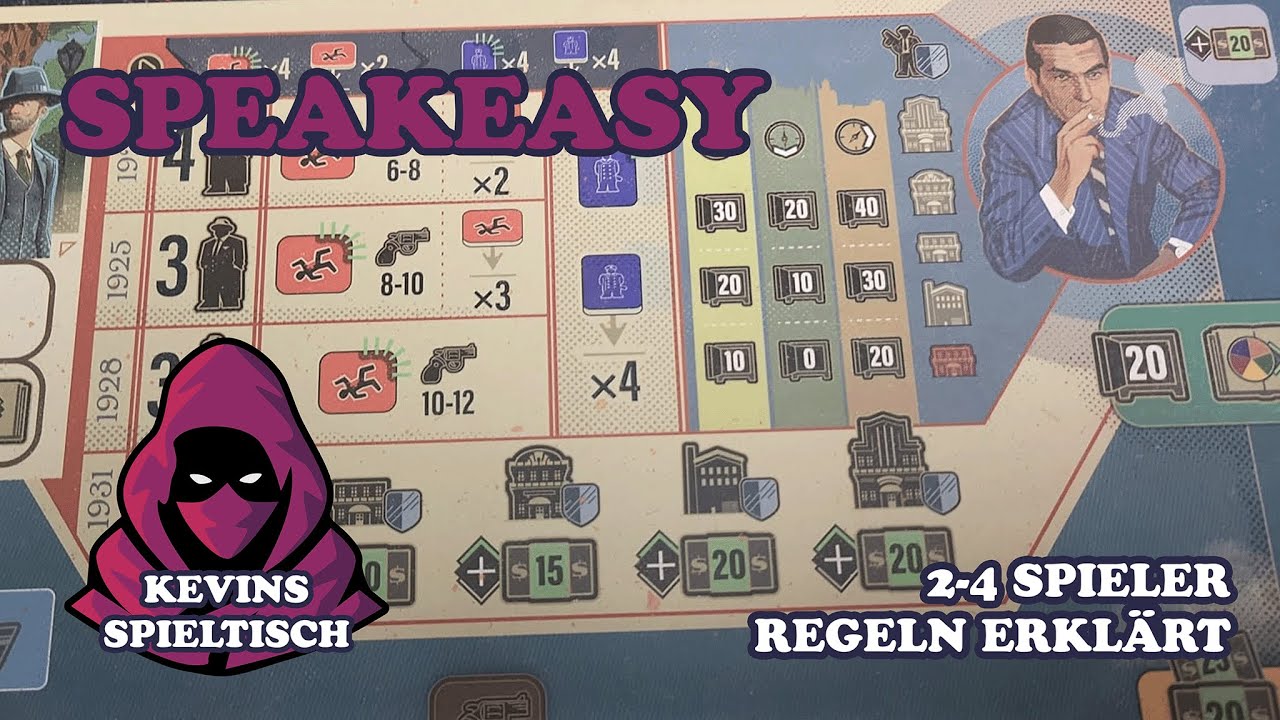 Speakeasy – Regelerklärung & Spielablauf | Heavy Euro von Vital Lacerda