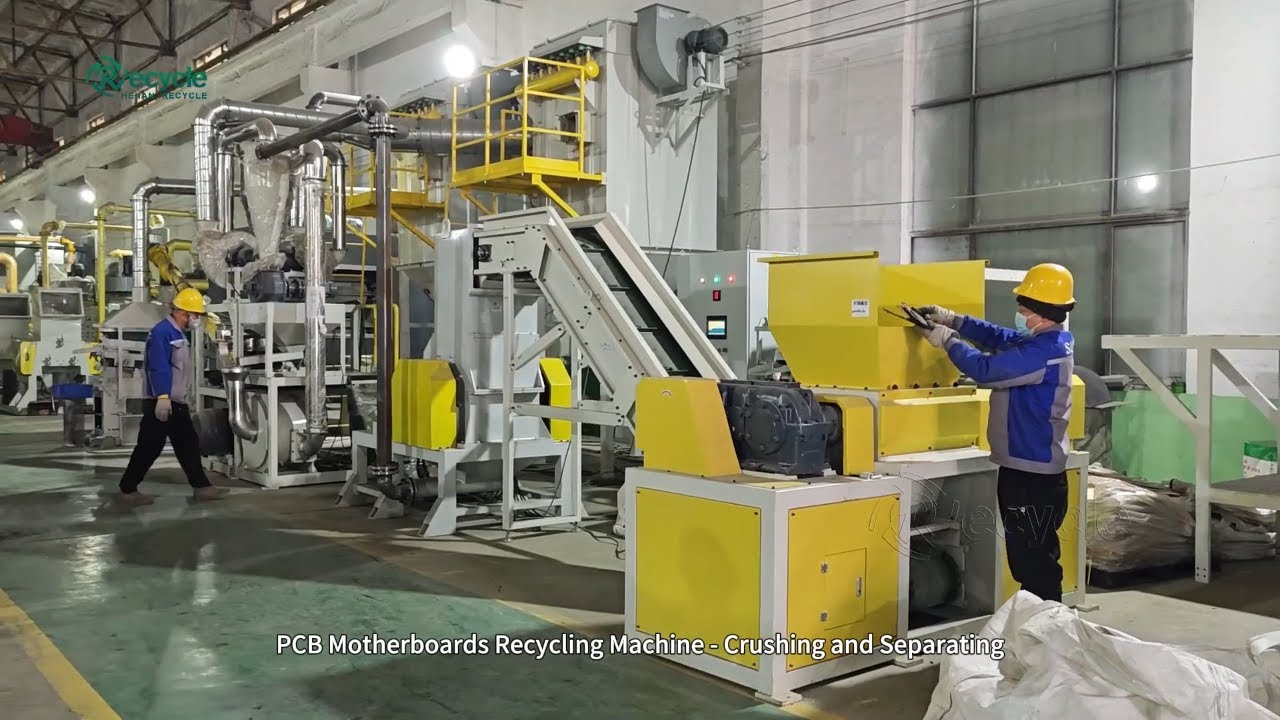 Bare PCBs Recycling Process | Separating Copper from PCB Boards
