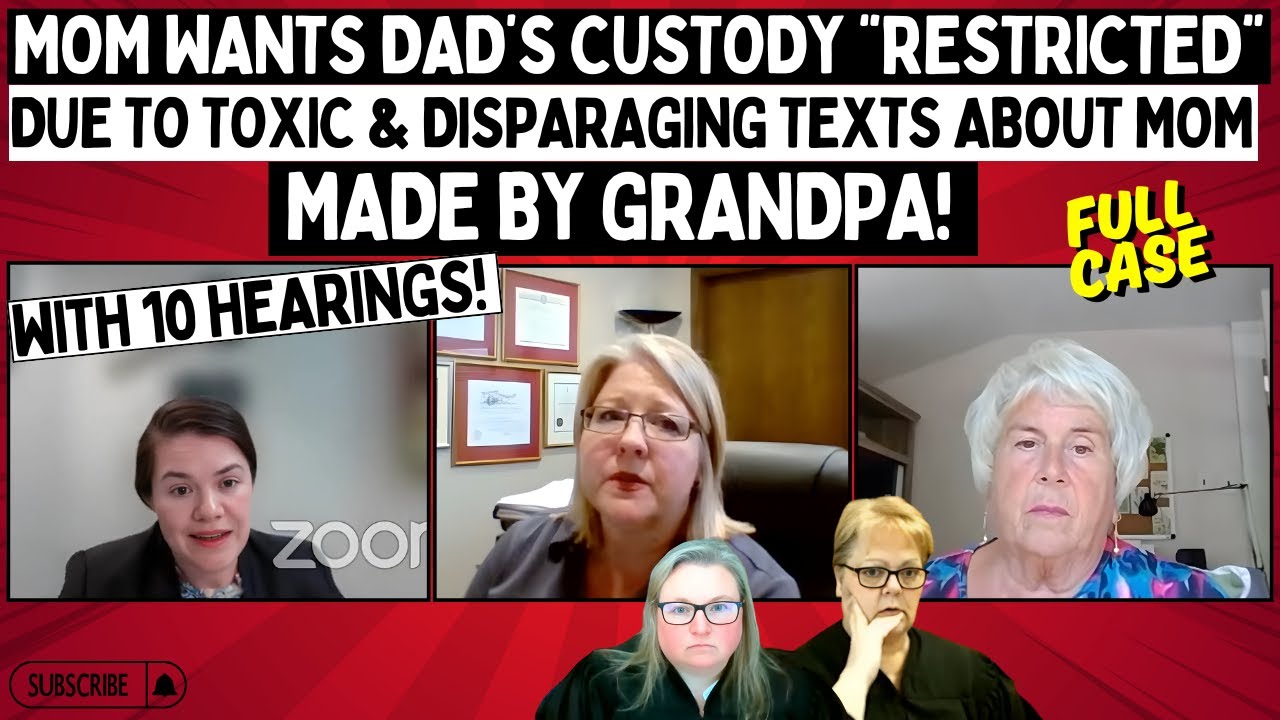 Mom Wants Dad’s Custody “Restricted” Due To TOXIC & Disparaging Texts About Mom Made By GRANDPA!