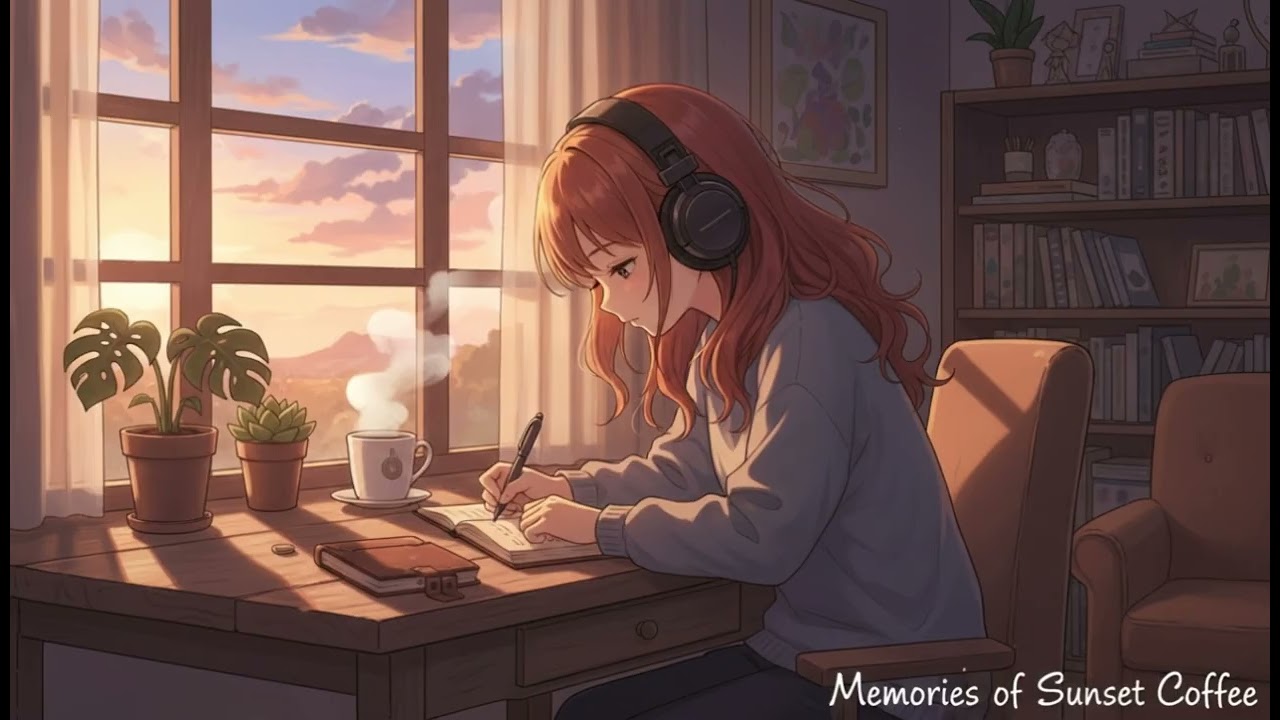 Memories of Sunset Coffee - Nostalgic Jazzy Lo-fi Hip Hop