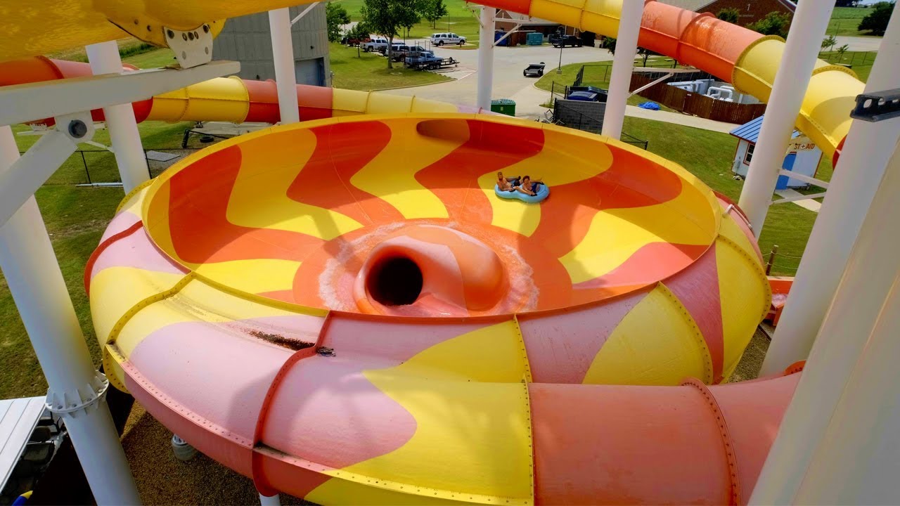Bowl Slide with TWO ENTRIES! Beach Blasters at Hawaiian Falls Roanoke