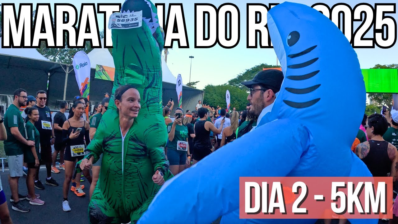 5KM NA MARATONA DO RIO 2025 – E fomos FANTASIADOS!