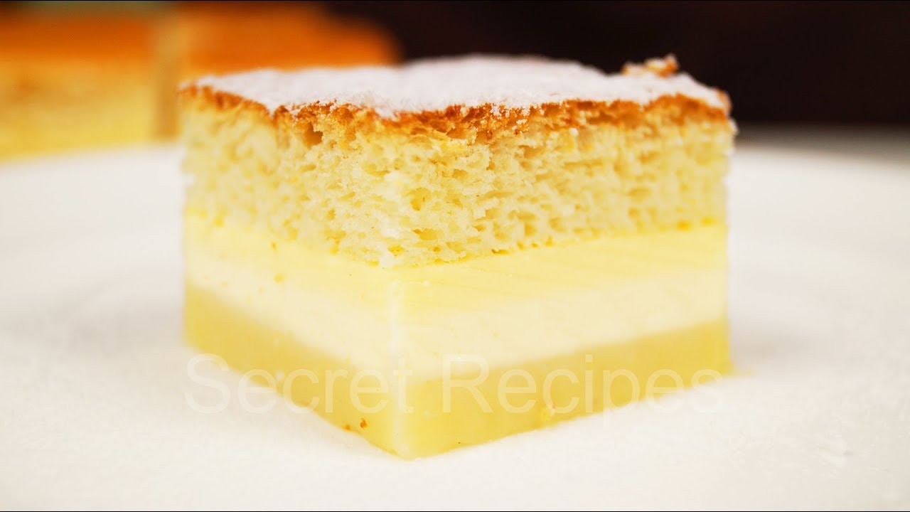 Проще не может быть! Волшебный торт - 1 тесто 3 слоя | Magic cake