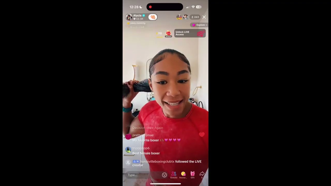 Alycia Baumgardner - TikTok Live - 10/22/25