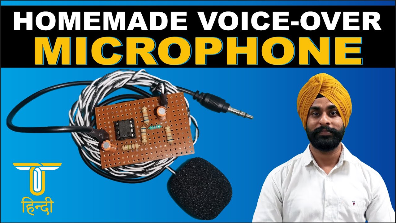 HOMEMADE VOICE OVER MICROPHONE | HOW TO MAKE MIC FOR YOUTUBE VIDEOS AT HOME