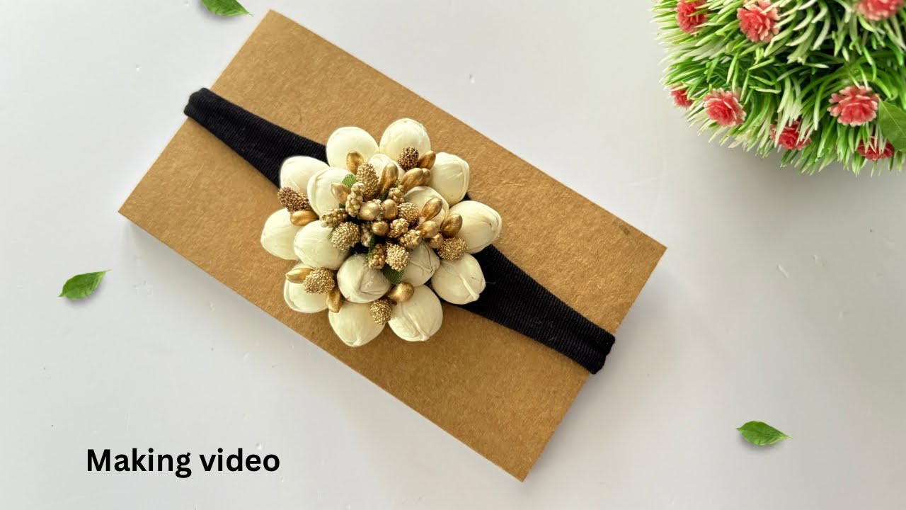 Jasmine bud nylon band / #hairaccessories #handmade #diy @hiddentalentz2442 