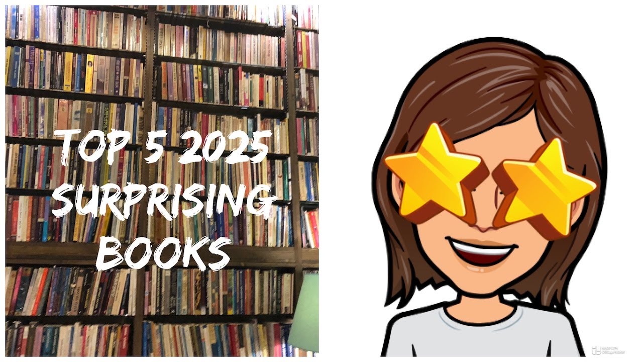 Top 5 2025: Surprising Books | #2025books #surprising