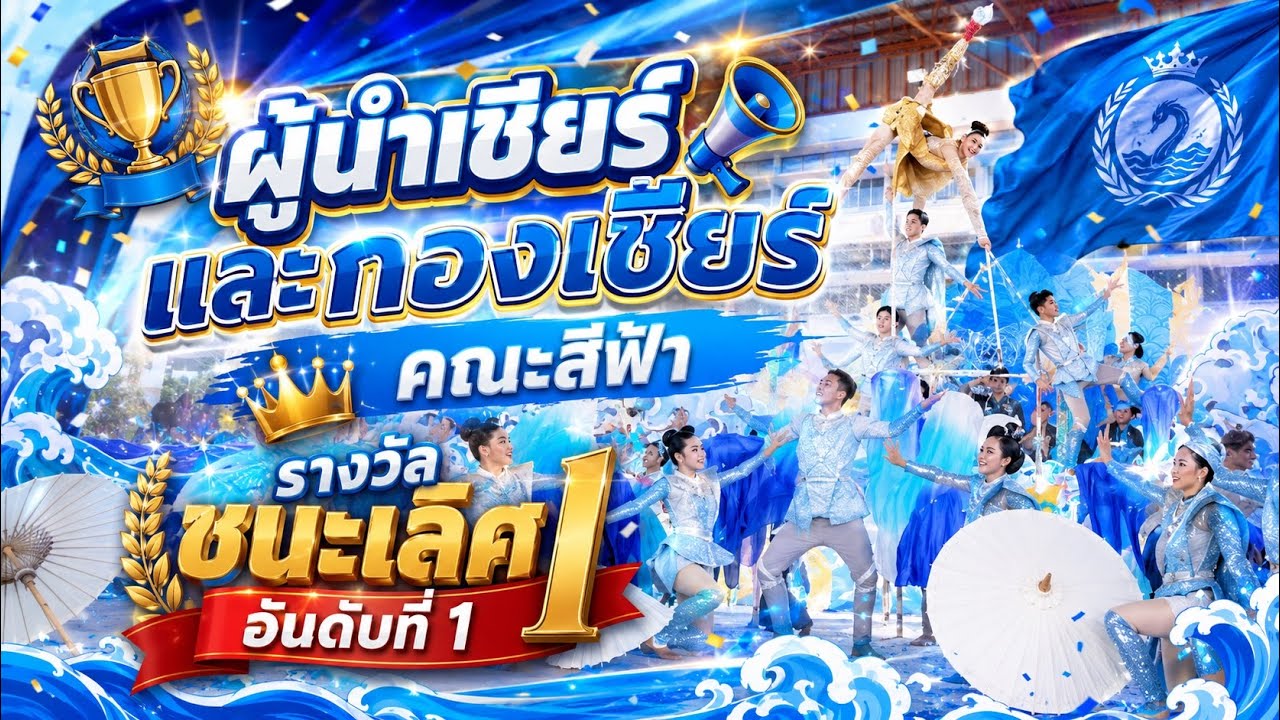 ทีมผู้นำเชียร์และกองเชียร์ คณะสีวารินทิพย์อัมพร 2568