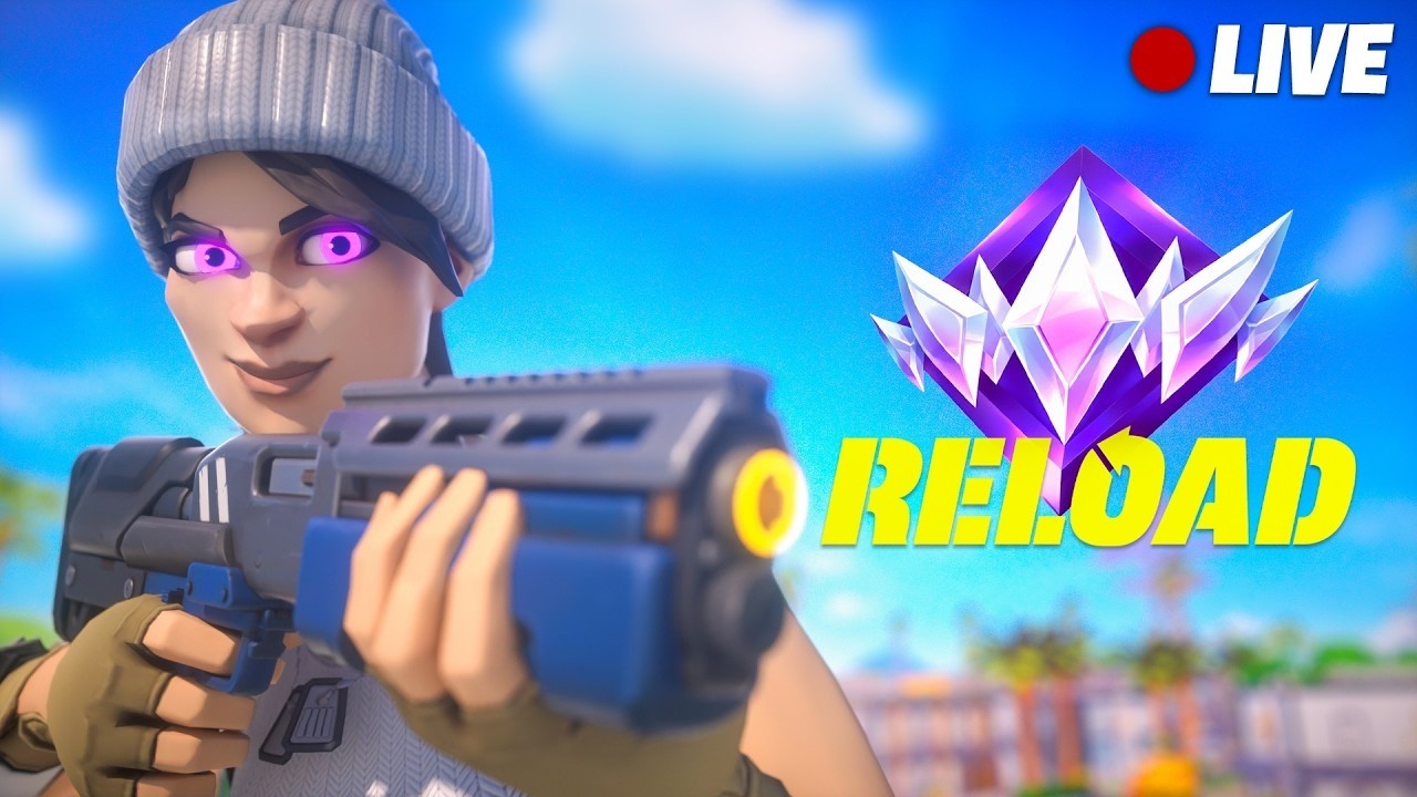🔴 Je JOUE avec VOUS en RELOAD CLASSÉ🏆Go PASSER UNREAL [LIVE FORTNITE FR]
