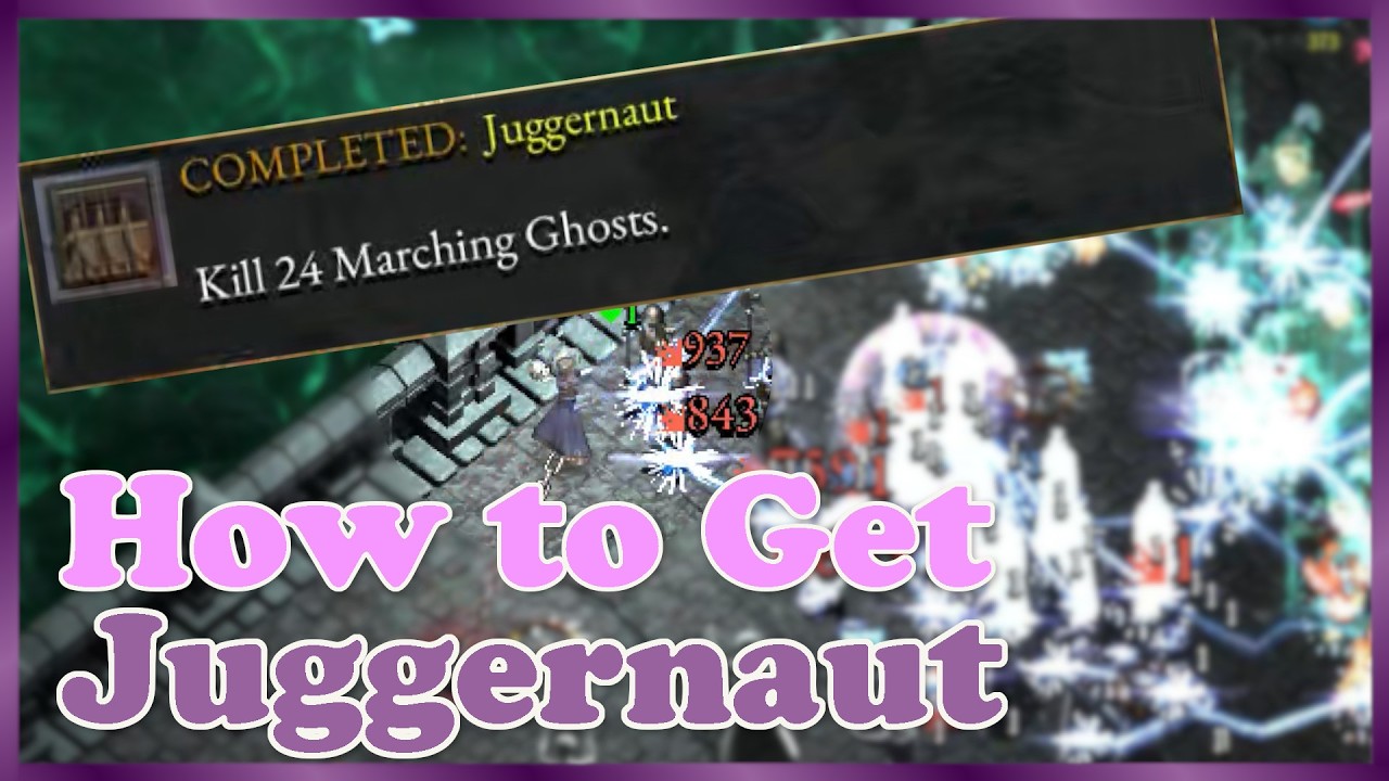 How to Get the Juggernaut Achievement | Halls of Torment | Kill 24 Marching Ghosts