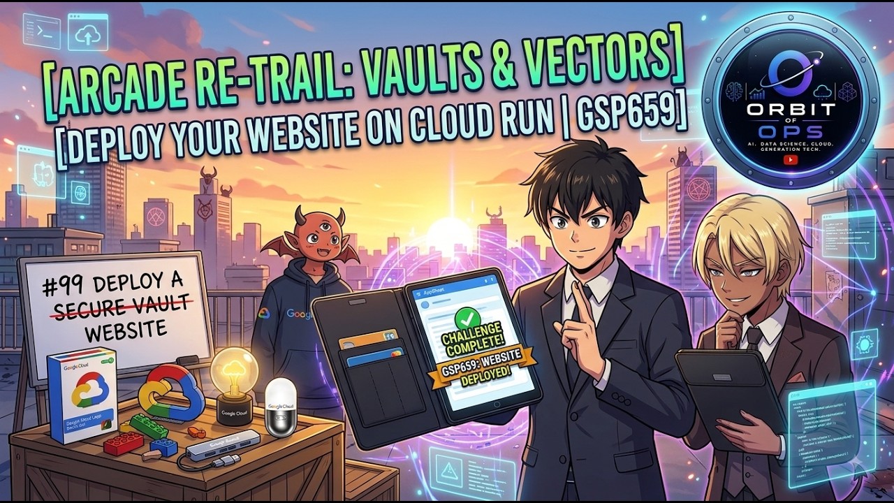 Arcade Re-Trail: Vaults & Vectors | Deploy Your Website on Cloud Run | GSP659 | Lab Walkthrough