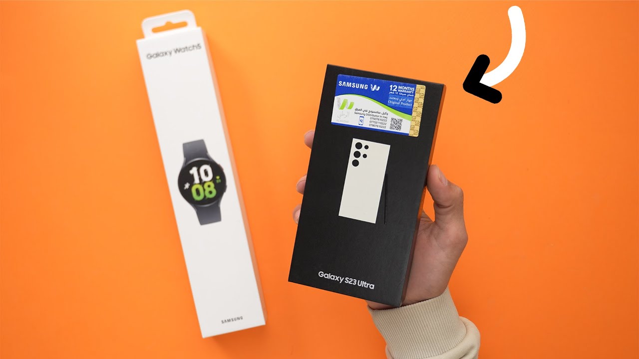 فتح صندوق جالكسي اس 23 الترا | Galaxy 23 Ultra Unboxing (نسخة الطلب المسبق مع الهدايا)