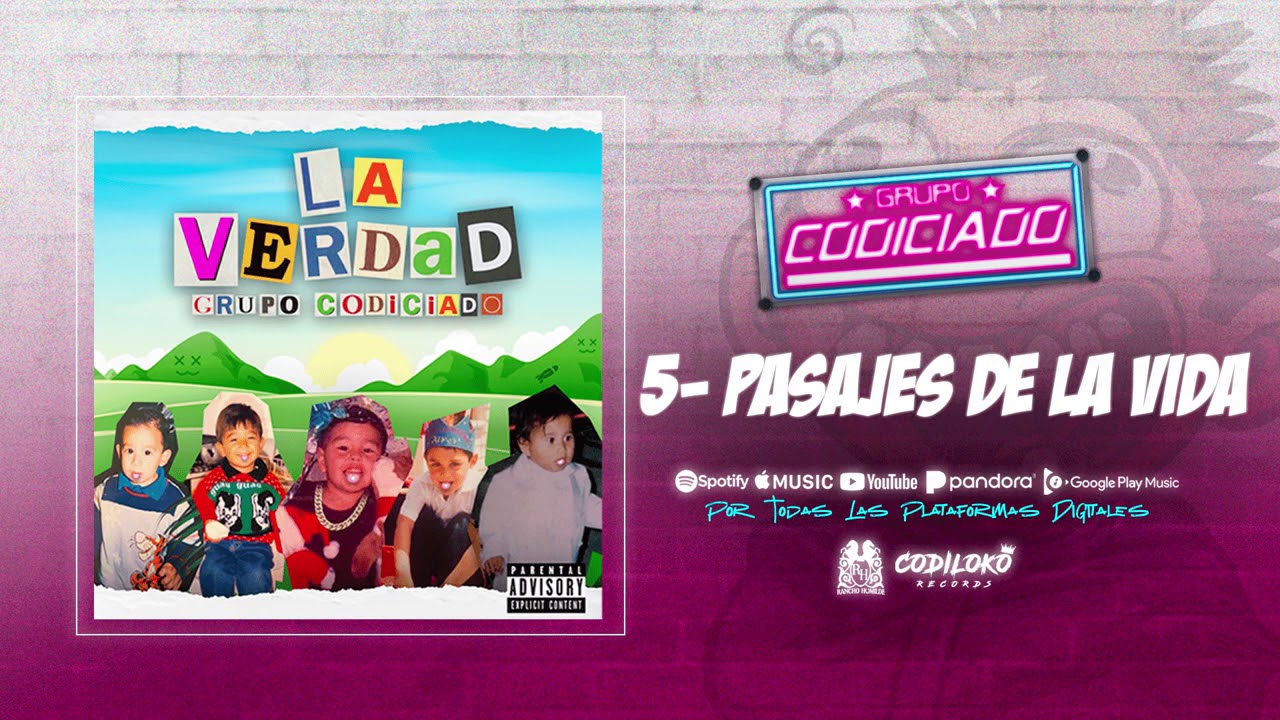 Grupo Codiciado - Pasajes De La Vida (Official Audio) 2020