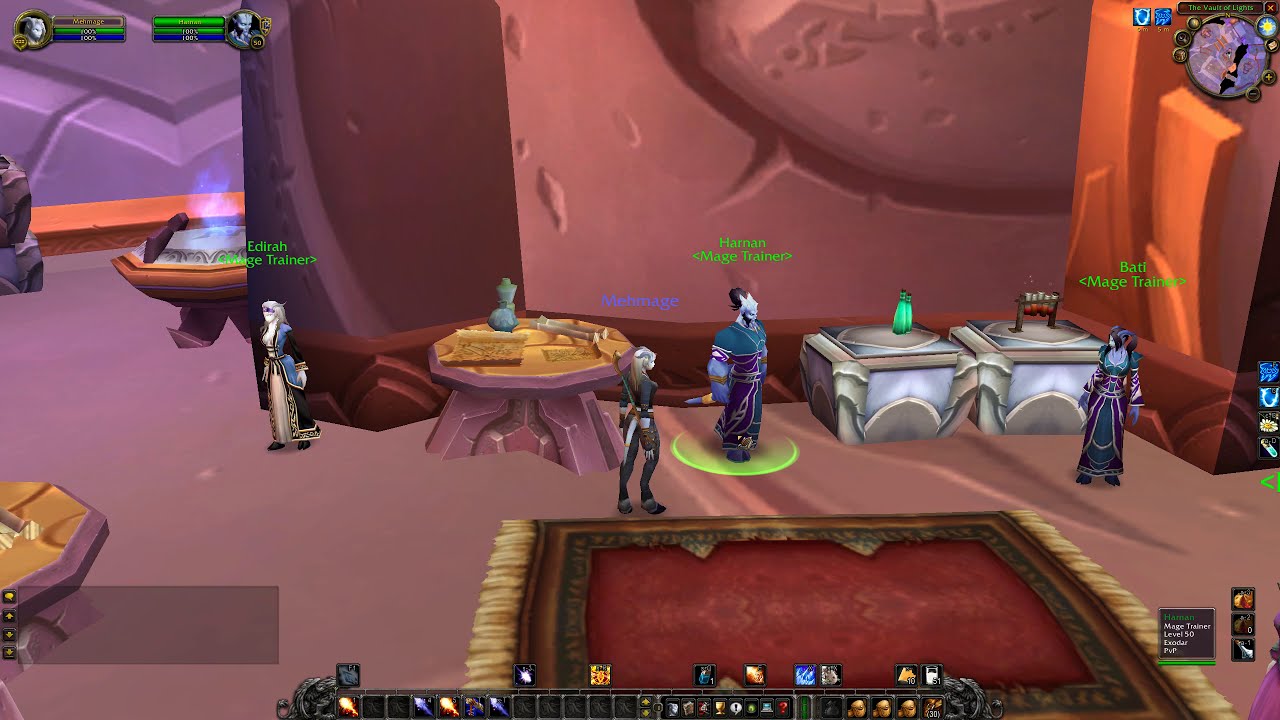 Harnan Location @ The Exodar, WoW TBC