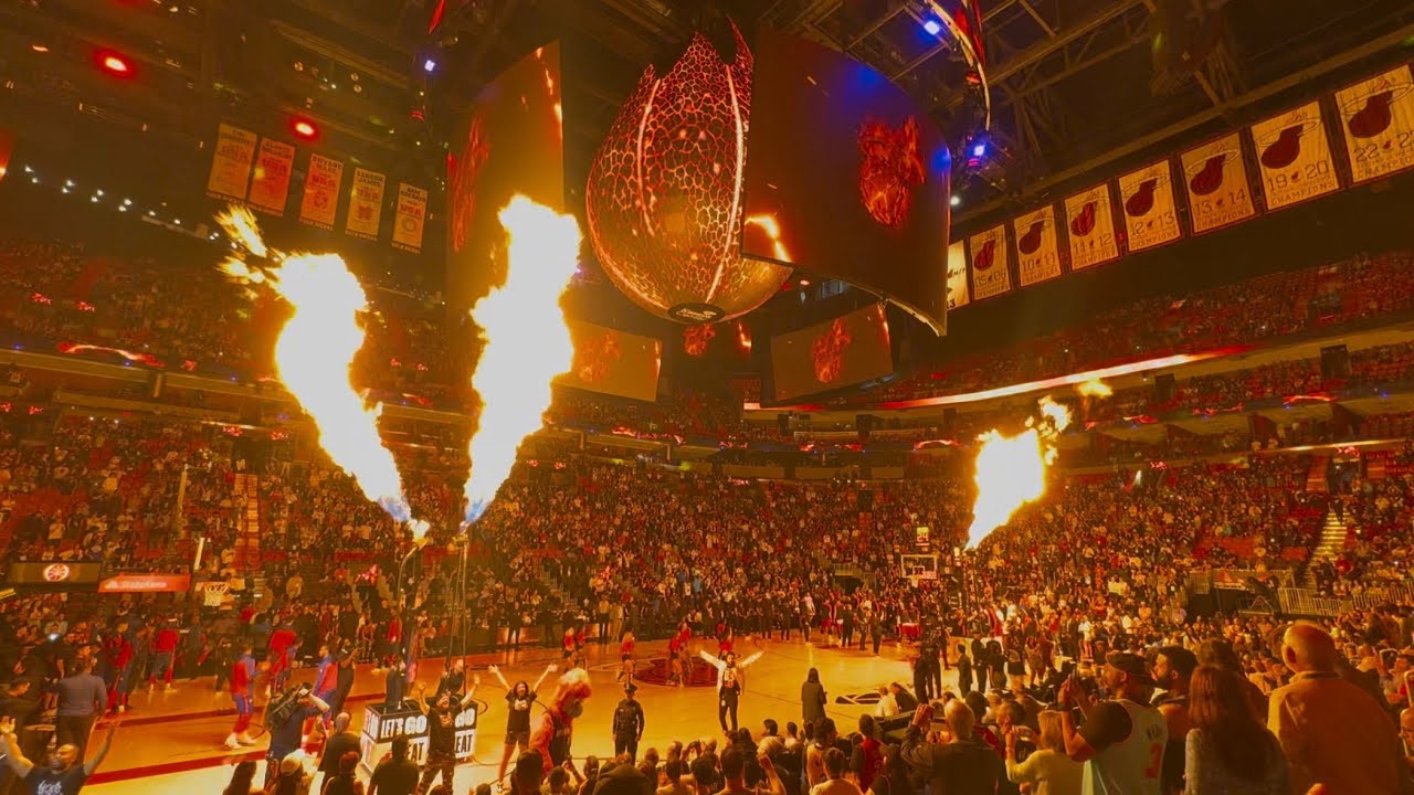 2024-25 Miami Heat Intro (vs Detroit Pistons 10/28/2024)
