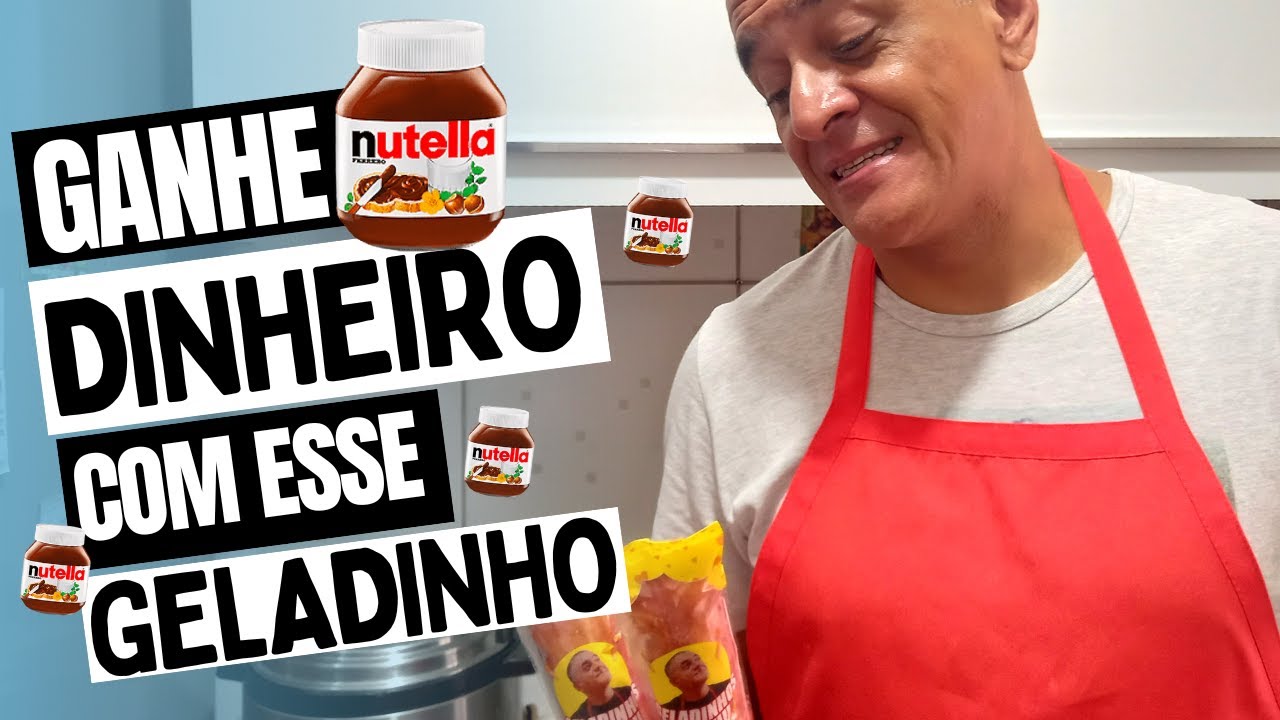 Como Fazer Geladinho Gourmet de NUTELLA [Como Fazer Geladinho Gourmet Para Vender]
