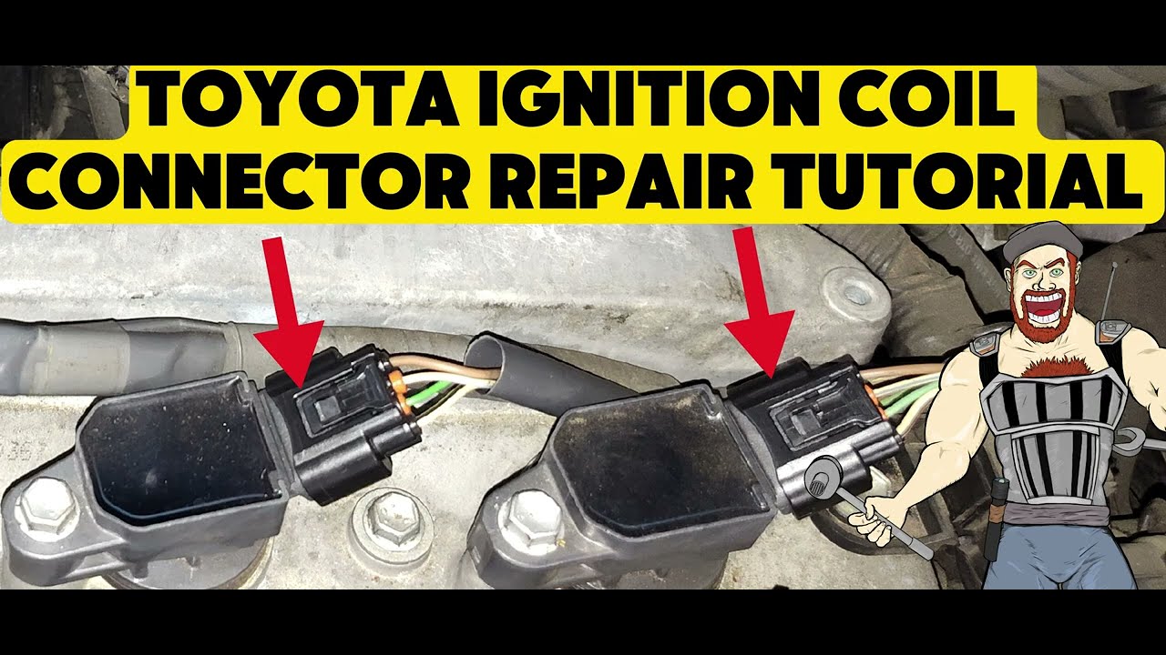 TOYOTA IGNITION COIL CONNECTORS REPAIR - REPLACE TUTORIAL 90980-11885