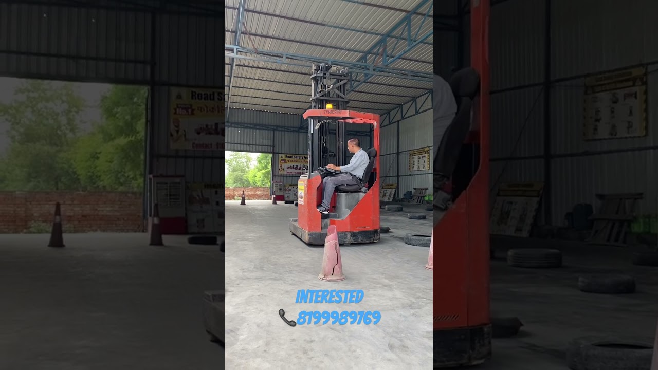 Reach Truck Training Basic👍 #reachtruck #forklift