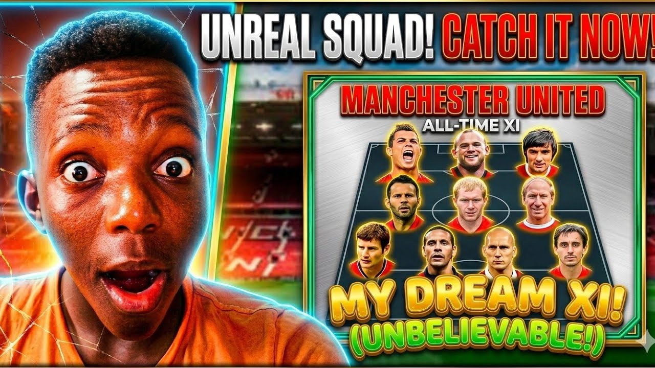 Building the best Man United team of all time🔴
