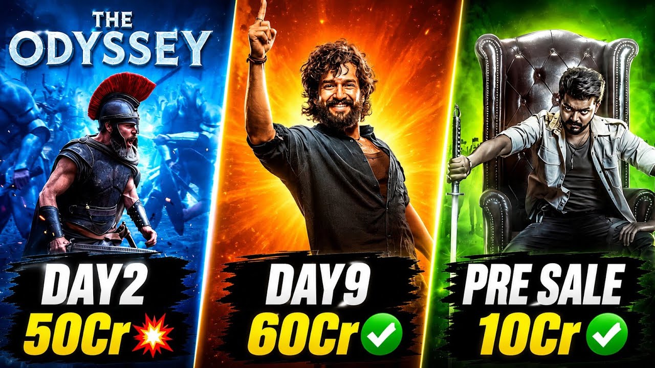 LENIN DAY9 Collections💥| JANANAYAGAN Pre Sale❓| The Odessey Day 2 Collections🔥| POML