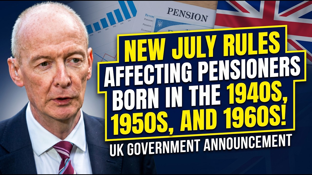 ⚡️DWP Introduces New July Rules Affecting Pensioners Born in the 1940s, 1950s, and 1960s!