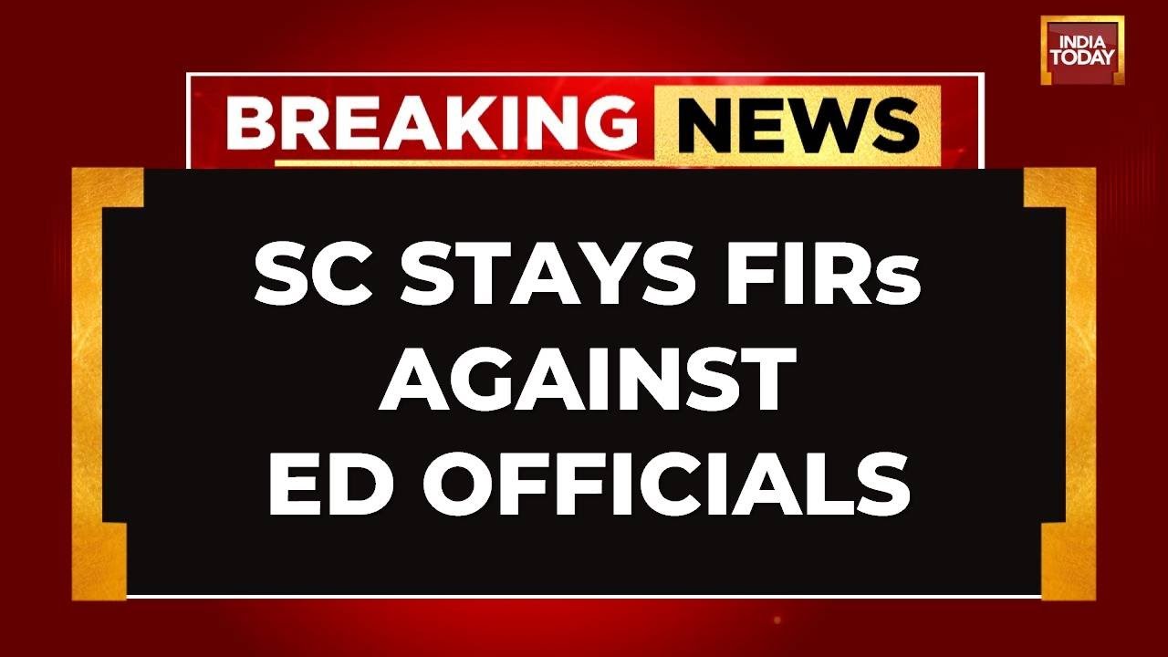 ED vs Mamata Banerjee: Supreme Court Stays FIRs Against ED Officials In West Bengal Case