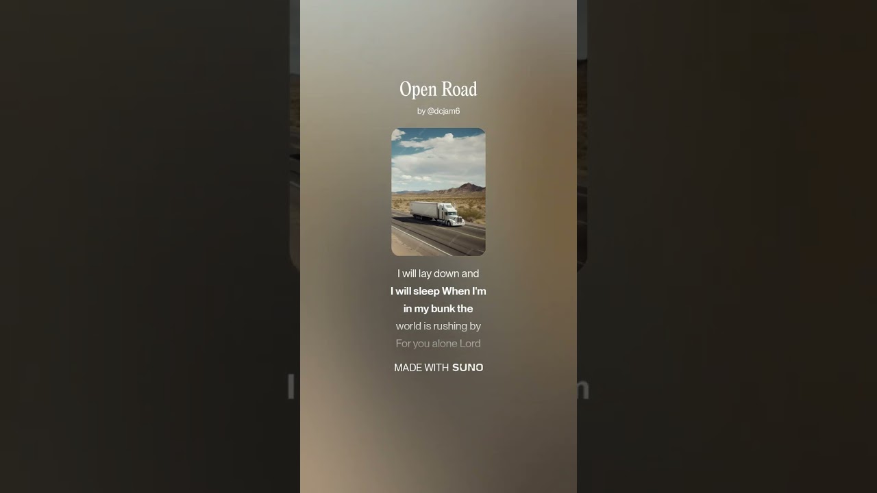 Open Road#christianmusic