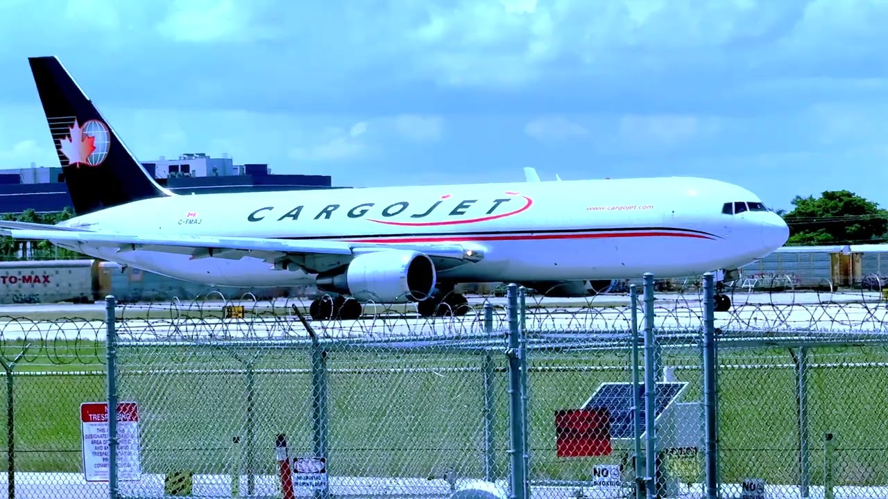 &ldquo;Double Cargojet Action! ✈️ Two Boeing 767s Take Off & Land at the Same Time&rdquo;