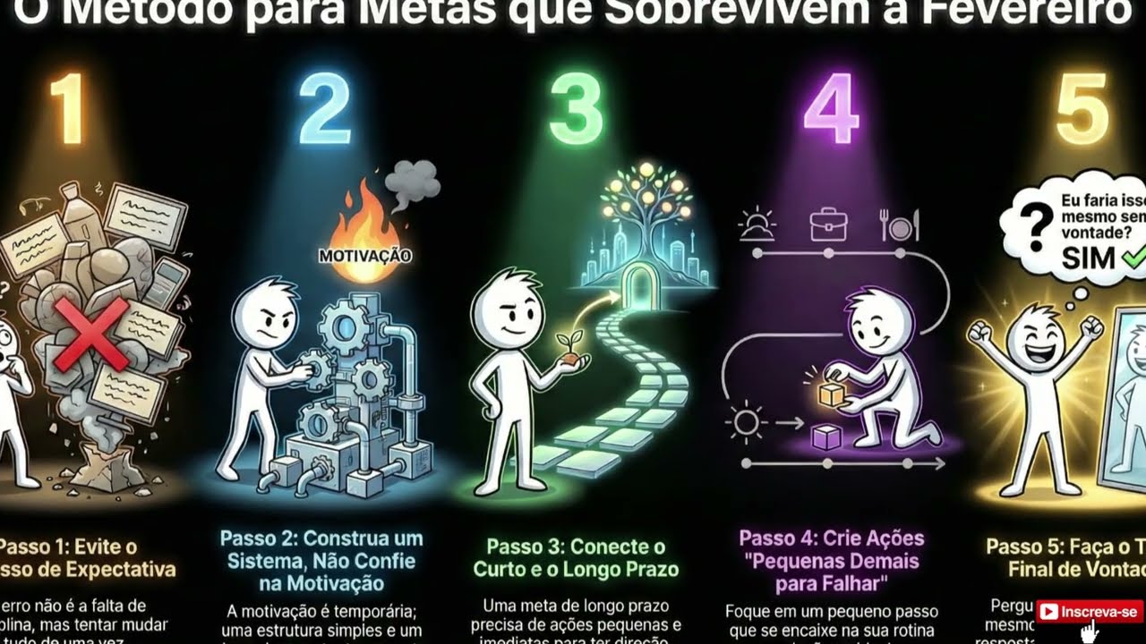Quais são os 3 tipos de meta?