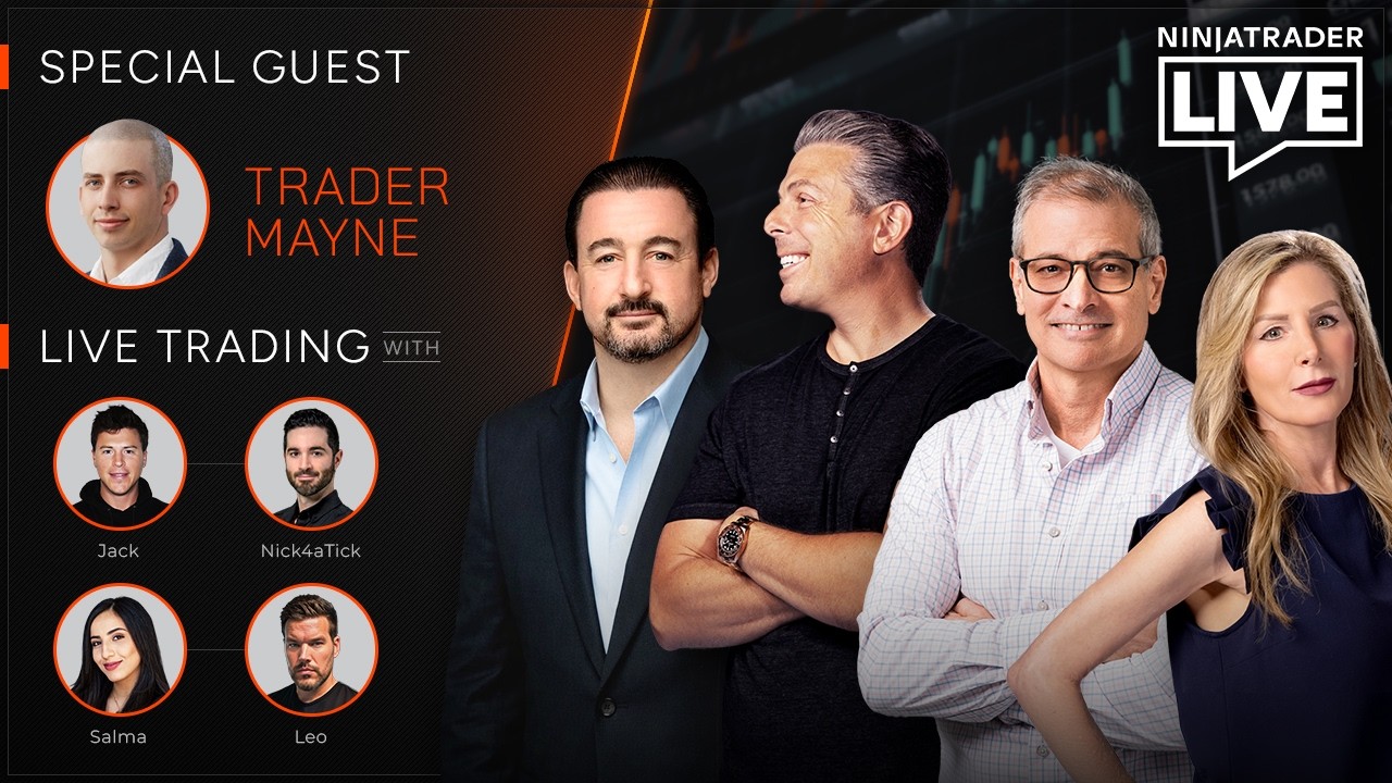 NinjaTrader Live | Trading + Analysis w/ Peter Tchir, Trader Mayne, Nick + Jack, Leo + Salma 2/19/26