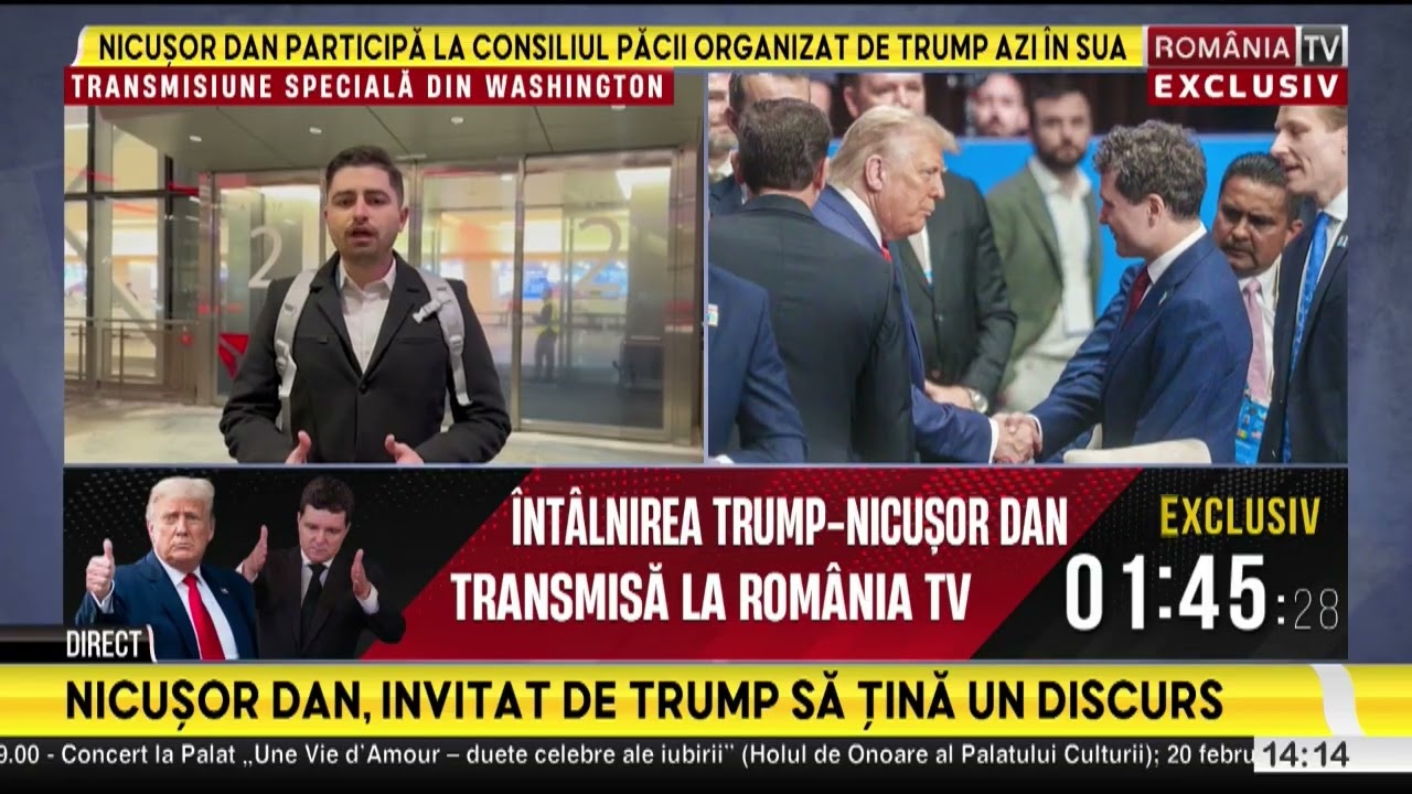 Nicușor Dan, tratat excepțional &icirc;n SUA  Președintele Rom&acirc;niei, invitat de Trump sa țină un discurs