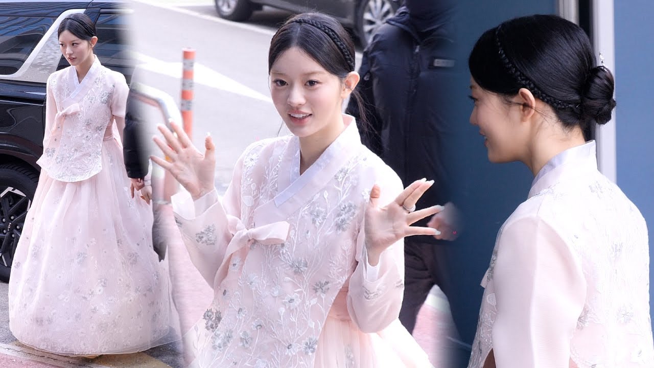 한복 입은 아일릿 민주 ILLIT MINJU｜핑크캐비닛 출근길 260123