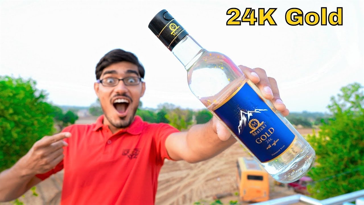 I Tried 24K Gold Water🤑 | मैंने पीया 5000 रूपये का पानी | Very Expensive