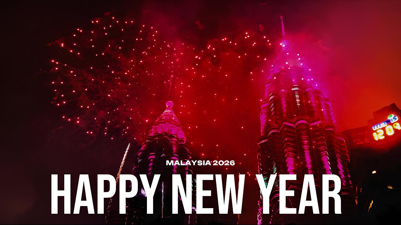 Happy New Year 2026 Celebration In KLCC - City Center Kuala Lumpur Malaysia🇲🇾😱🔥😳