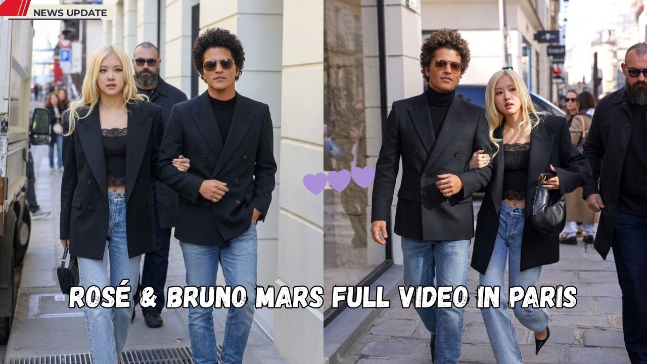 Rosé & Bruno Mars Full Video in Paris