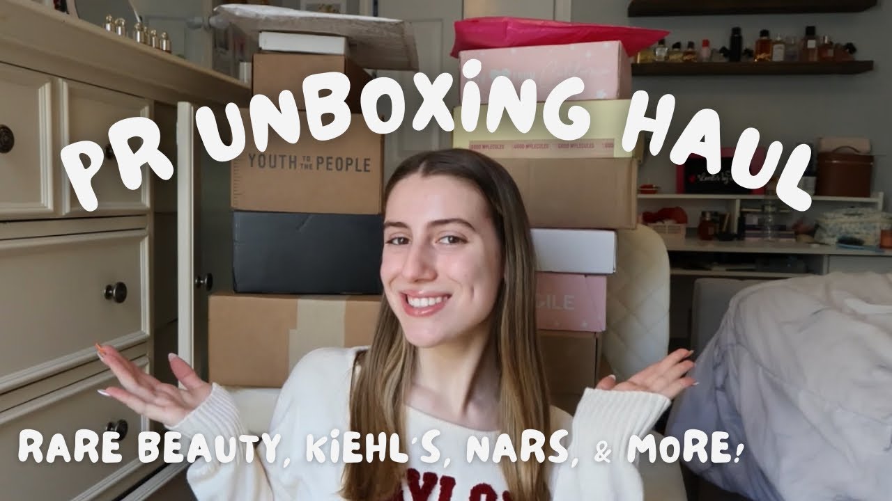 PR UNBOXING HAUL✨Rare Beauty, NARS, Keihl’s, Armani & more!