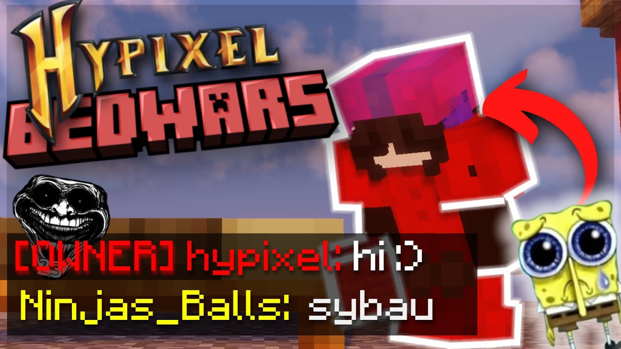 Top 3 BRAINROT Moments in Hypixel Bedwars...