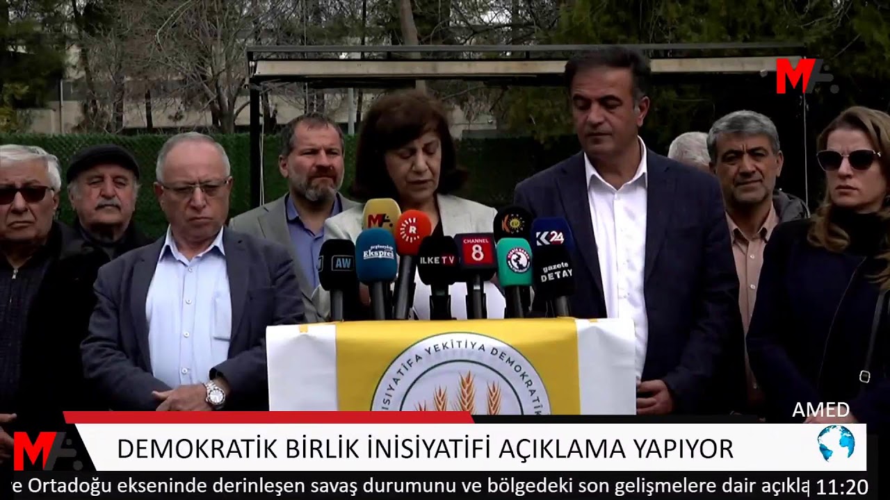 DEMOKRATİK BİRLİK İNİSİYATİFİ AÇIKLAMA YAPIYOR