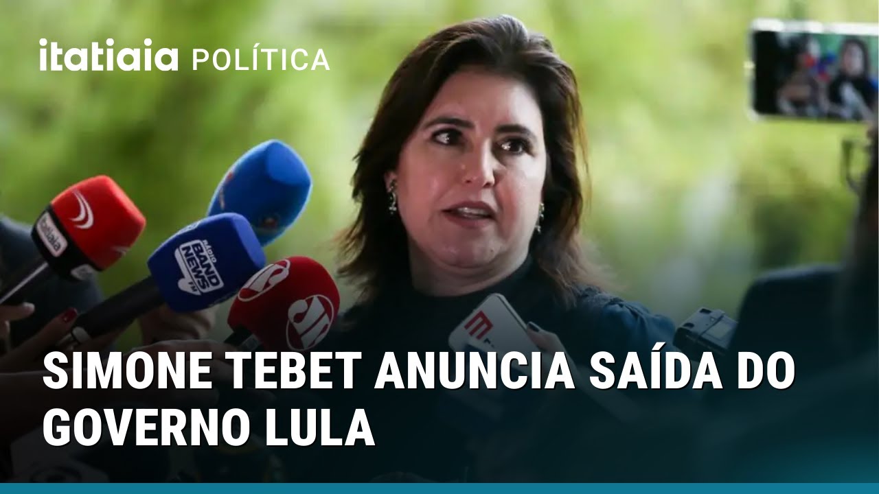 MINISTRA SIMONE TEBET COMUNICA QUE DEIXARÁ GOVERNO PARA CONCORRER AS ELEIÇÕES